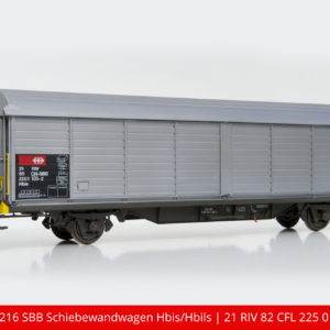 Art. Nr. 560 216 SBB Schiebewandwagen Hbis/Hbils | 21 RIV 82 CFL 225 0 17-3