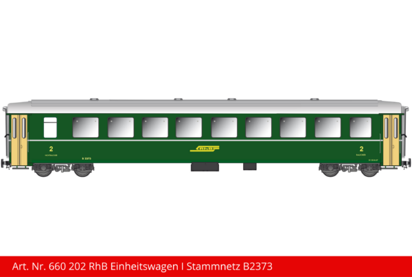Art. Nr. 660 202 RhB Einheitswagen I Stammnetz B2373