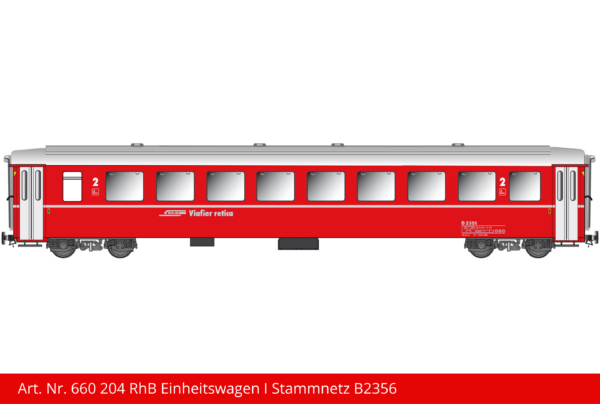 Art. Nr. 660 204 RhB Einheitswagen I Stammnetz B2356