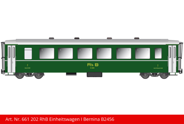 Art. Nr. 661 202 RhB Einheitswagen I Bernina B2456