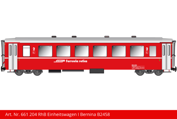 Art. Nr. 661 204 RhB Einheitswagen I Bernina B2458