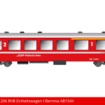 Art. Nr. 661 206 RhB Einheitswagen I Bernina AB1544