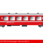 Art. Nr. 661 207 RhB Einheitswagen I Bernina B2312