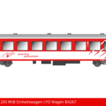 Art. Nr. 662 205 RhB Einheitswagen I FO Wagen B4267