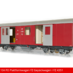Art. Nr. 660 104 FO Plattformwagen FZ Gepäckwagen I FZ 4351