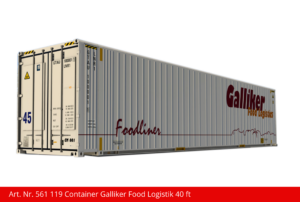 Art. Nr. 561 119 Container Galliker foodlogistik 40 ft