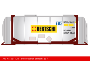 Art. Nr. 561 120 Tankcontainer Bertschi 25 ft