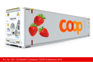Art. Nr. 561 124 Reefer Container COOP Erdbeeren 45 ft