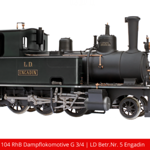 Art. Nr. 600 104 RhB Dampflokomotive G 3_4 _ LD Betr.Nr. 5 Engadin