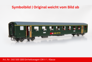 Art. Nr. 560 500 SBB Einheitswagen EW II 1. Klasse