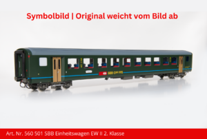 Art. Nr. 560 501 SBB Einheitswagen EW II 2. Klasse