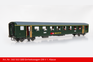 Art. Nr. 560 503 SBB Einheitswagen EW II 1. Klasse