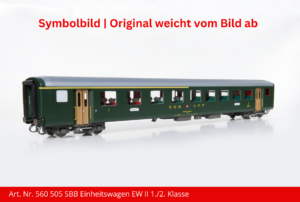 Art. Nr. 560 505 SBB Einheitswagen EW II 1._2. Klasse